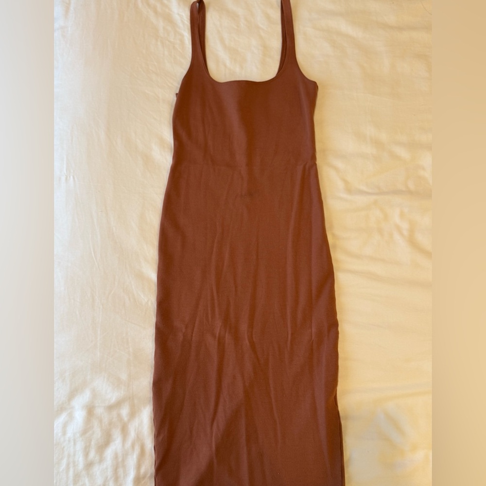 Zara Brown Midi Dress